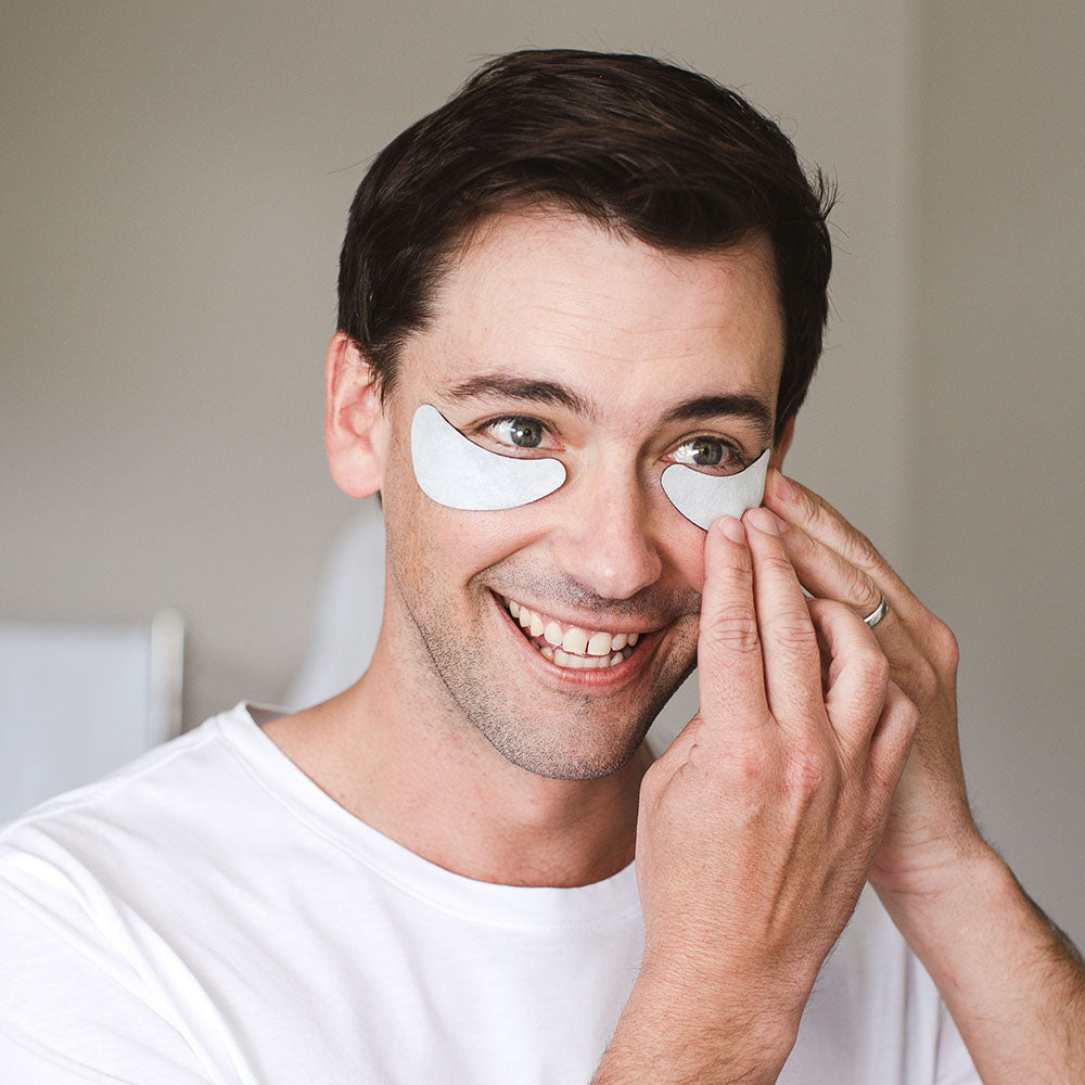 Anti-Fatigue Charcoal Under Eye Mask for Men (3 Pairs)