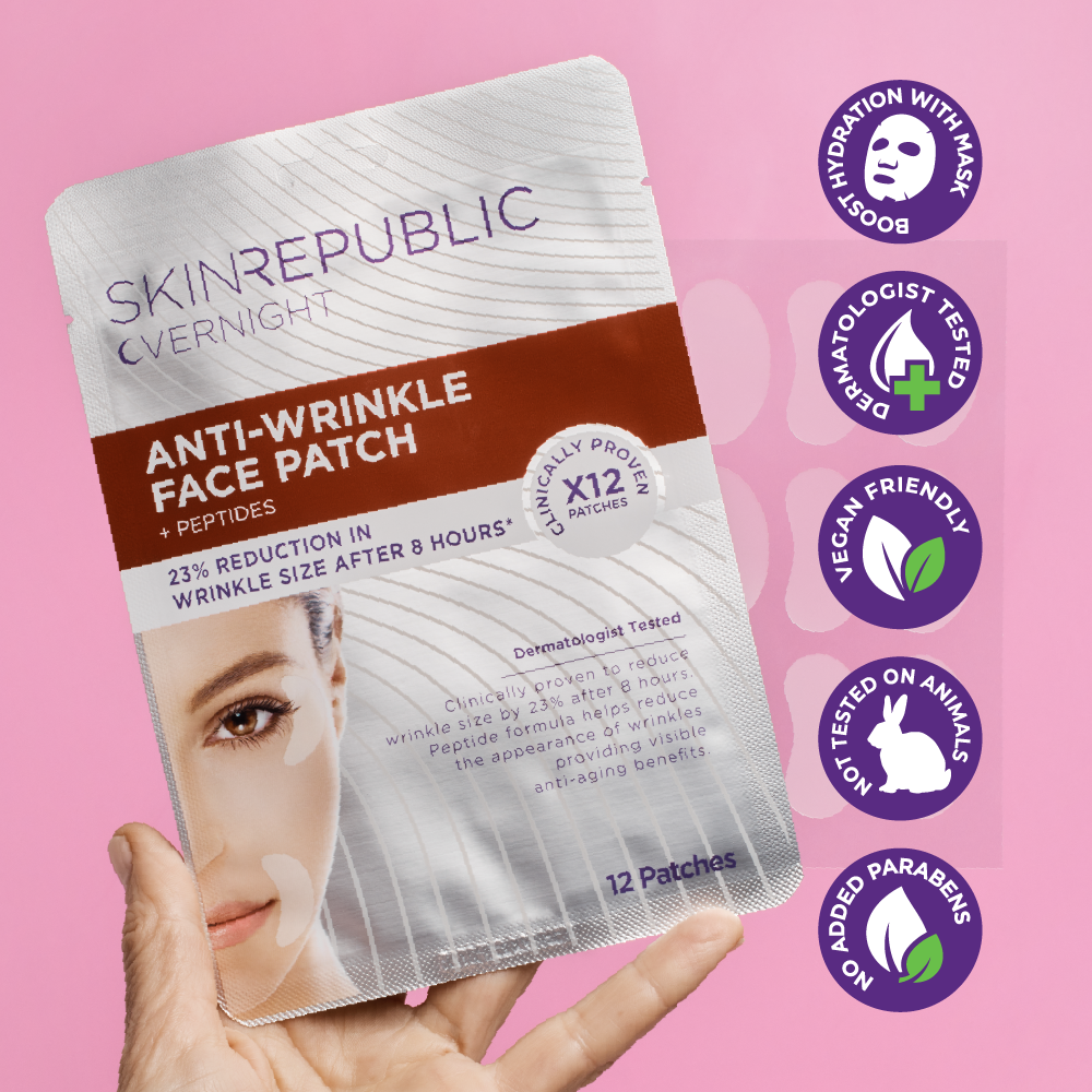 Anti-Wrinkle Face Patch + Peptides (12 Patches)