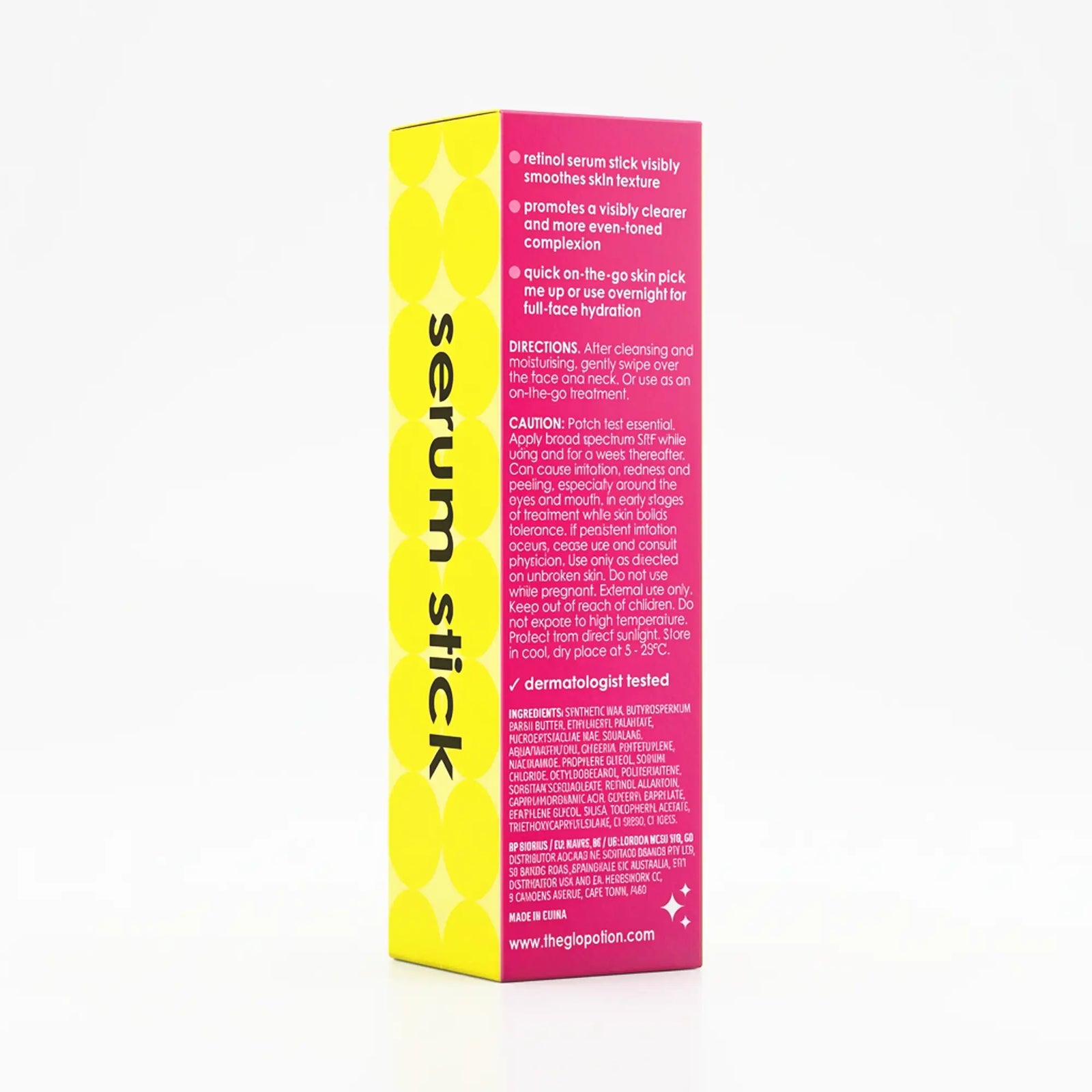 GloPotion retinol 0.2% serum stick