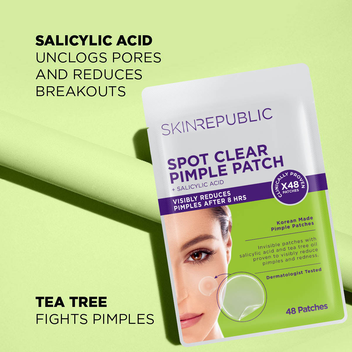 Spot Clear Salicylic Acid Patch (48 Patches)