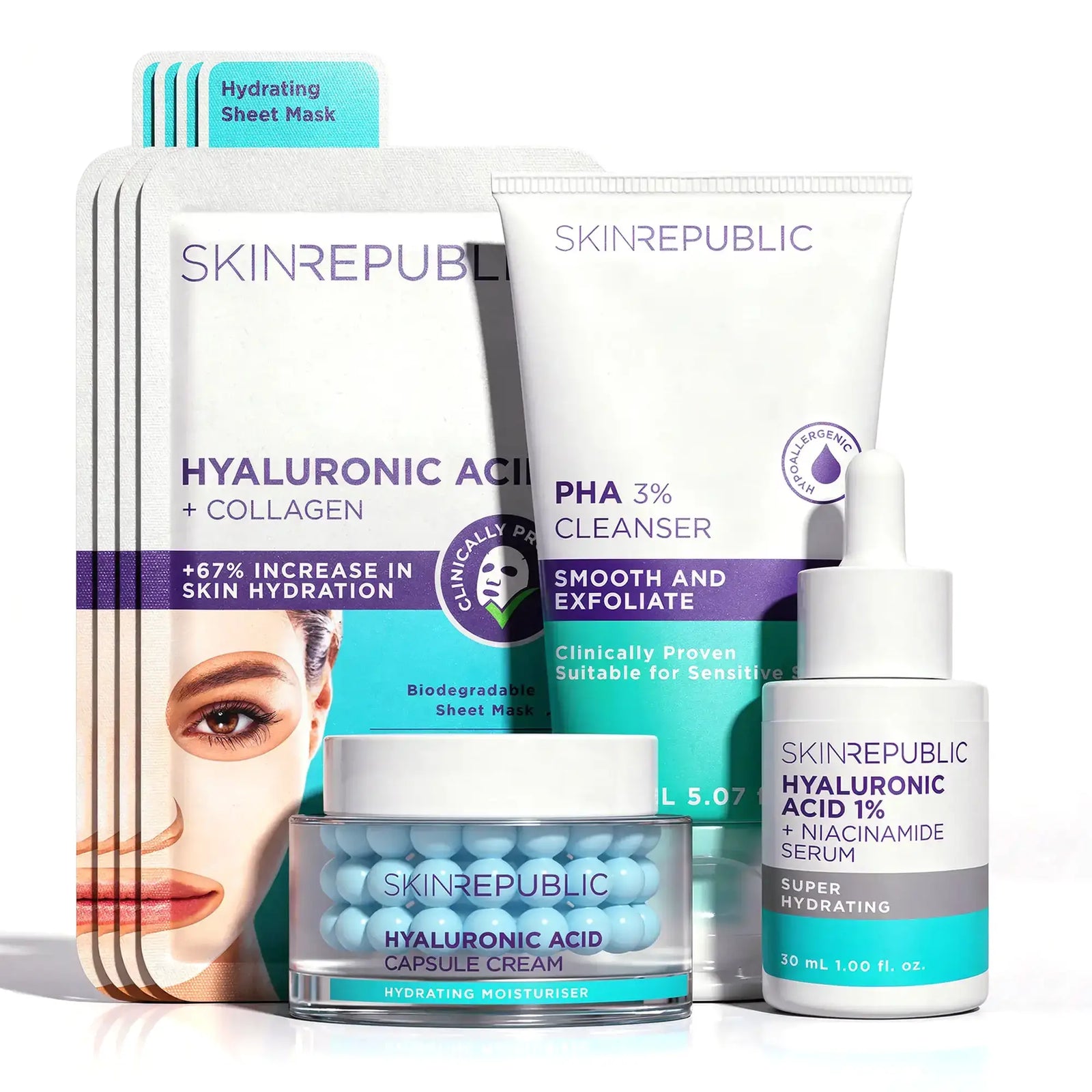 Capsule Cream Hydration Routine Kit