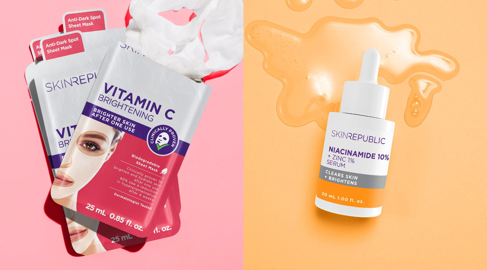 Niacinamide and Vitamin C Brightening Duo