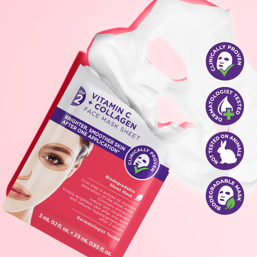 2 Step Brightening Vitamin C Face Mask