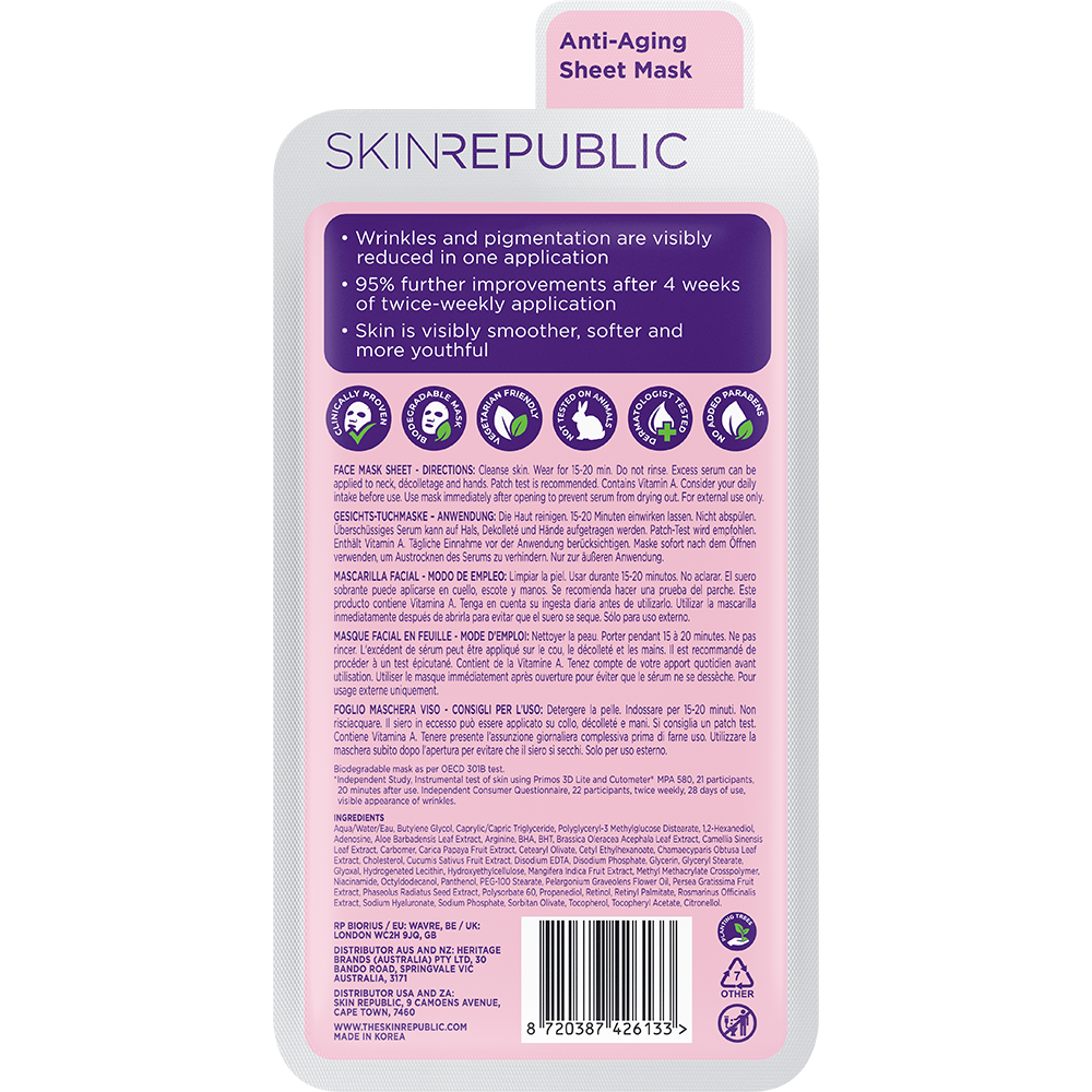 Retinol Infusion Face Mask
