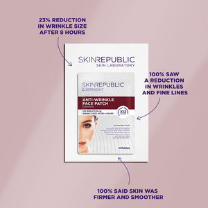 Anti-Wrinkle Face Patch + Peptides (12 Patches)