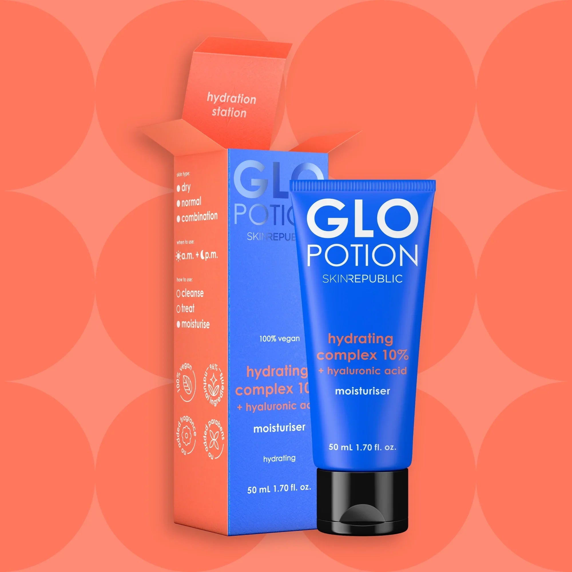 GloPotion hydrating complex 10% + hyaluronic acid moisturiser