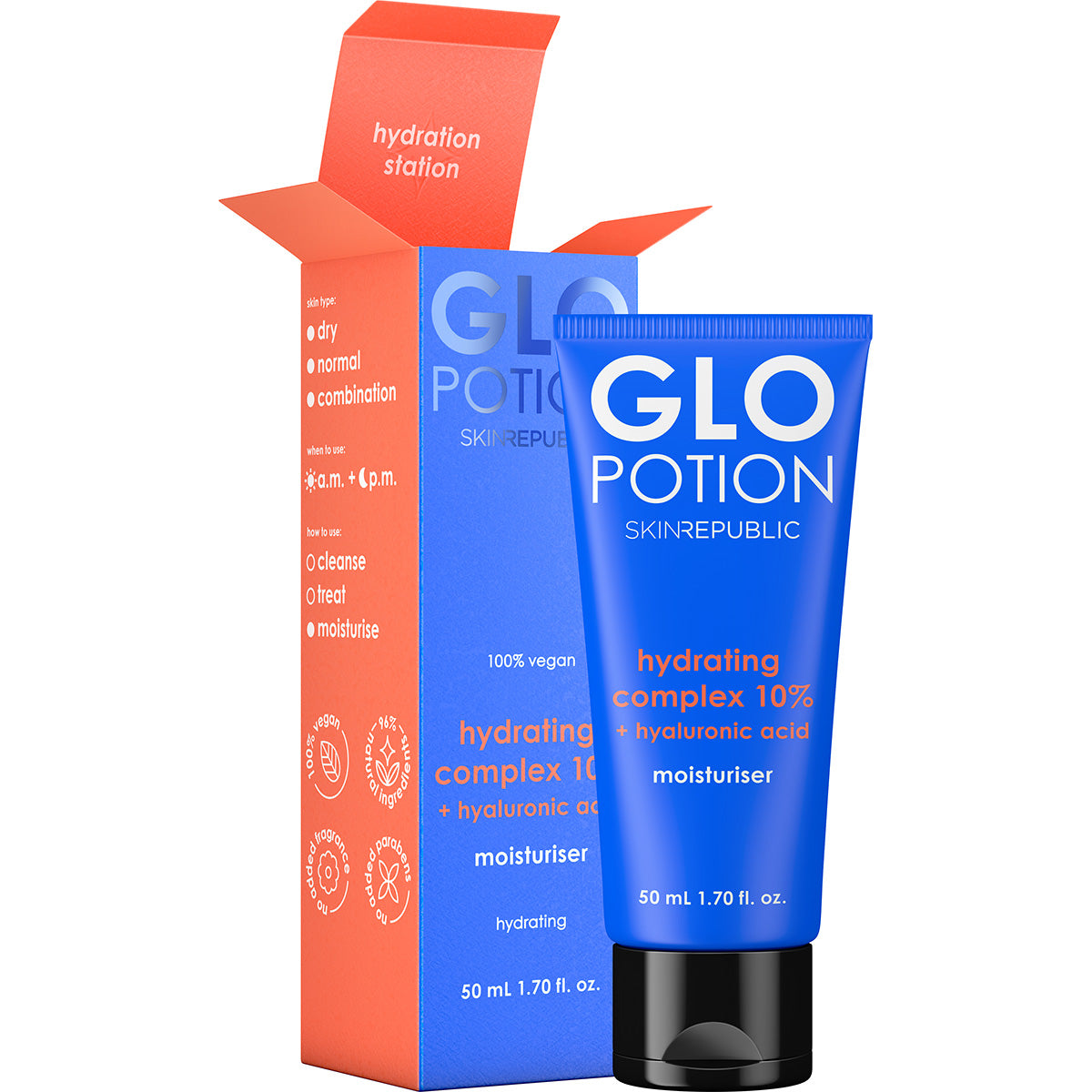 GloPotion hydrating complex 10% + hyaluronic acid moisturiser