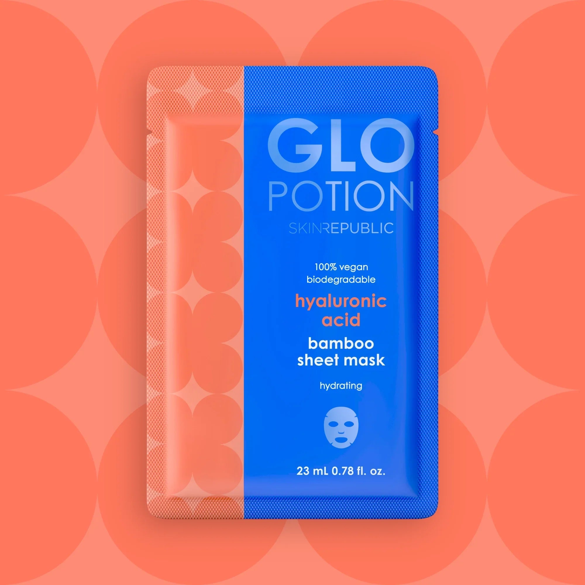 GloPotion hyaluronic acid bamboo sheet mask