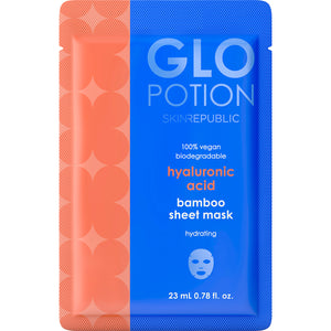 GloPotion hyaluronic acid bamboo sheet mask