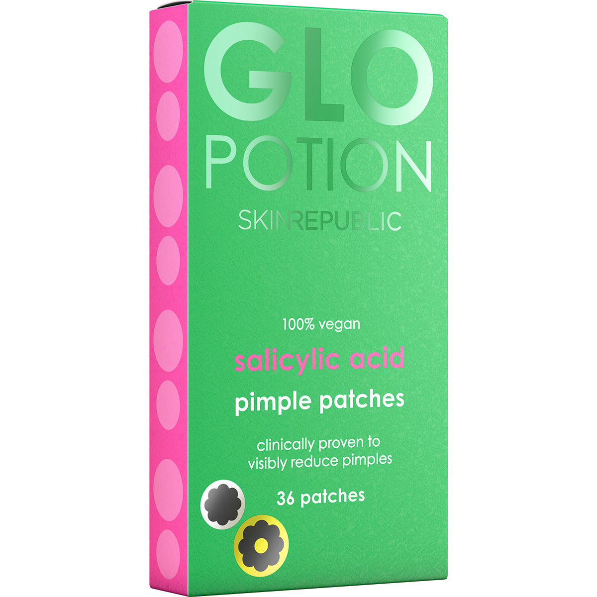 GloPotion salicylic acid pimple patches (36 patches)