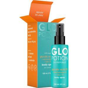 GloPotion Glycolic Acid 5% + Niacinamide 5% + Zinc Body Spray