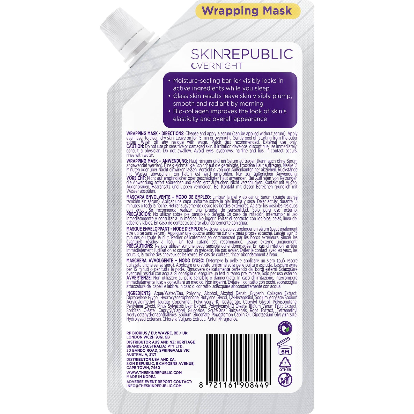 Bio-Collagen Overnight Wrapping Mask