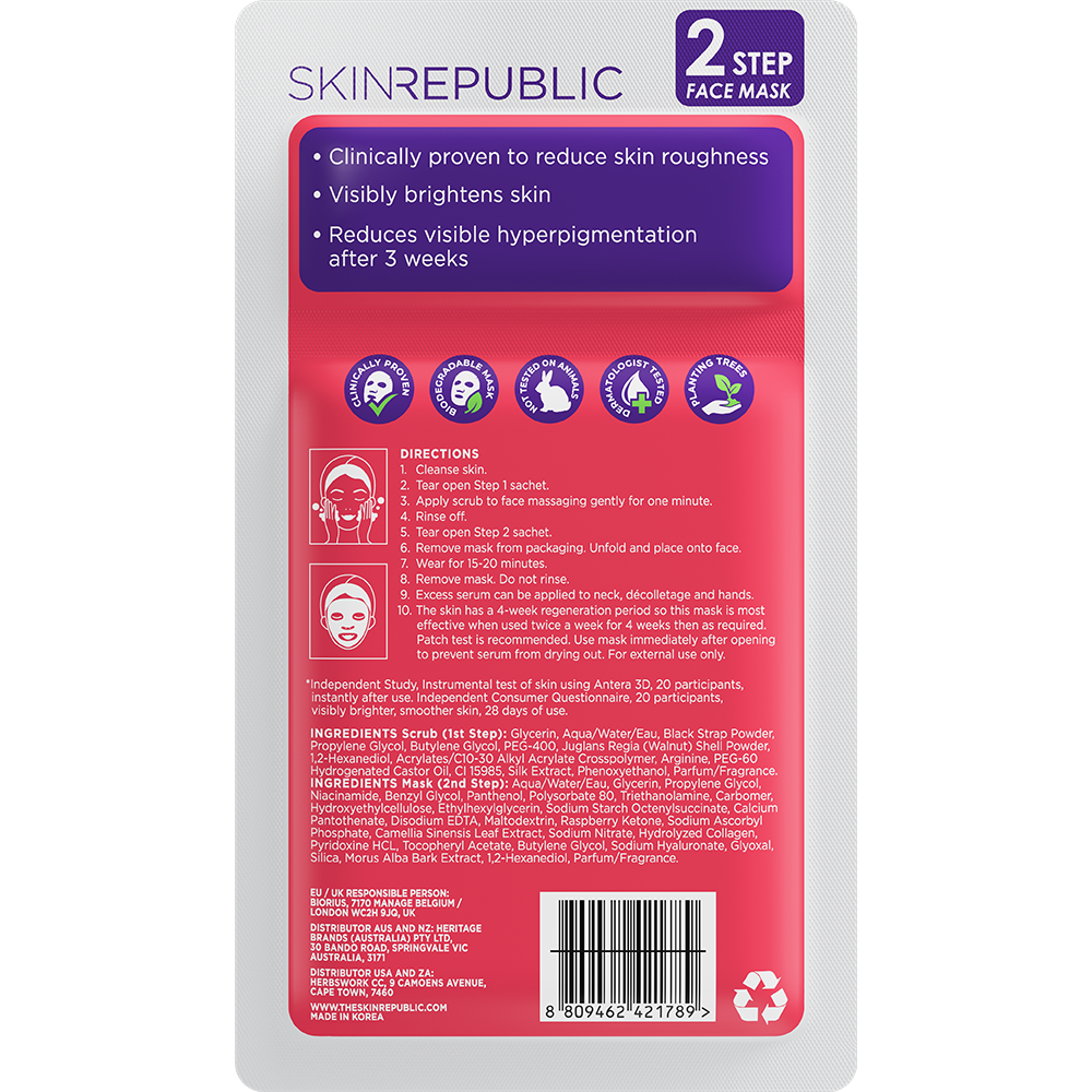 2 Step Brightening Vitamin C Face Mask