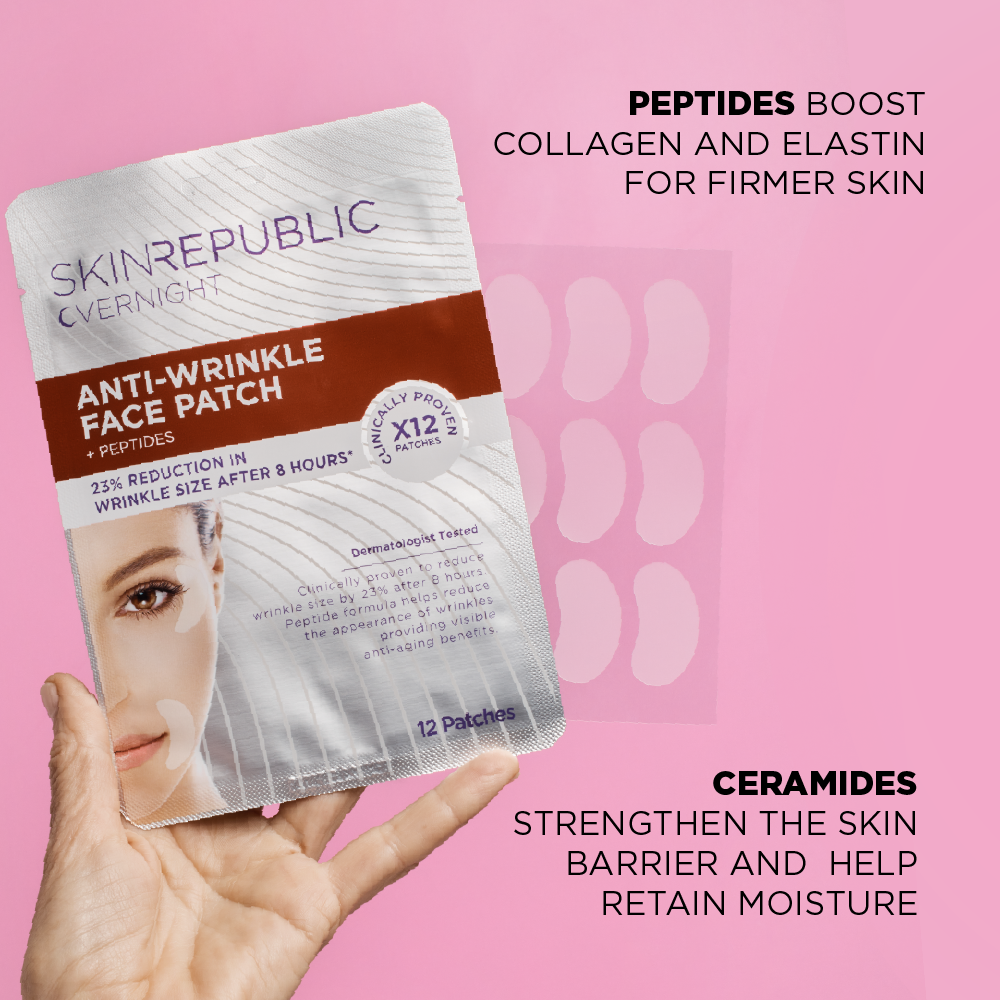 Anti-Wrinkle Face Patch + Peptides (12 Patches)