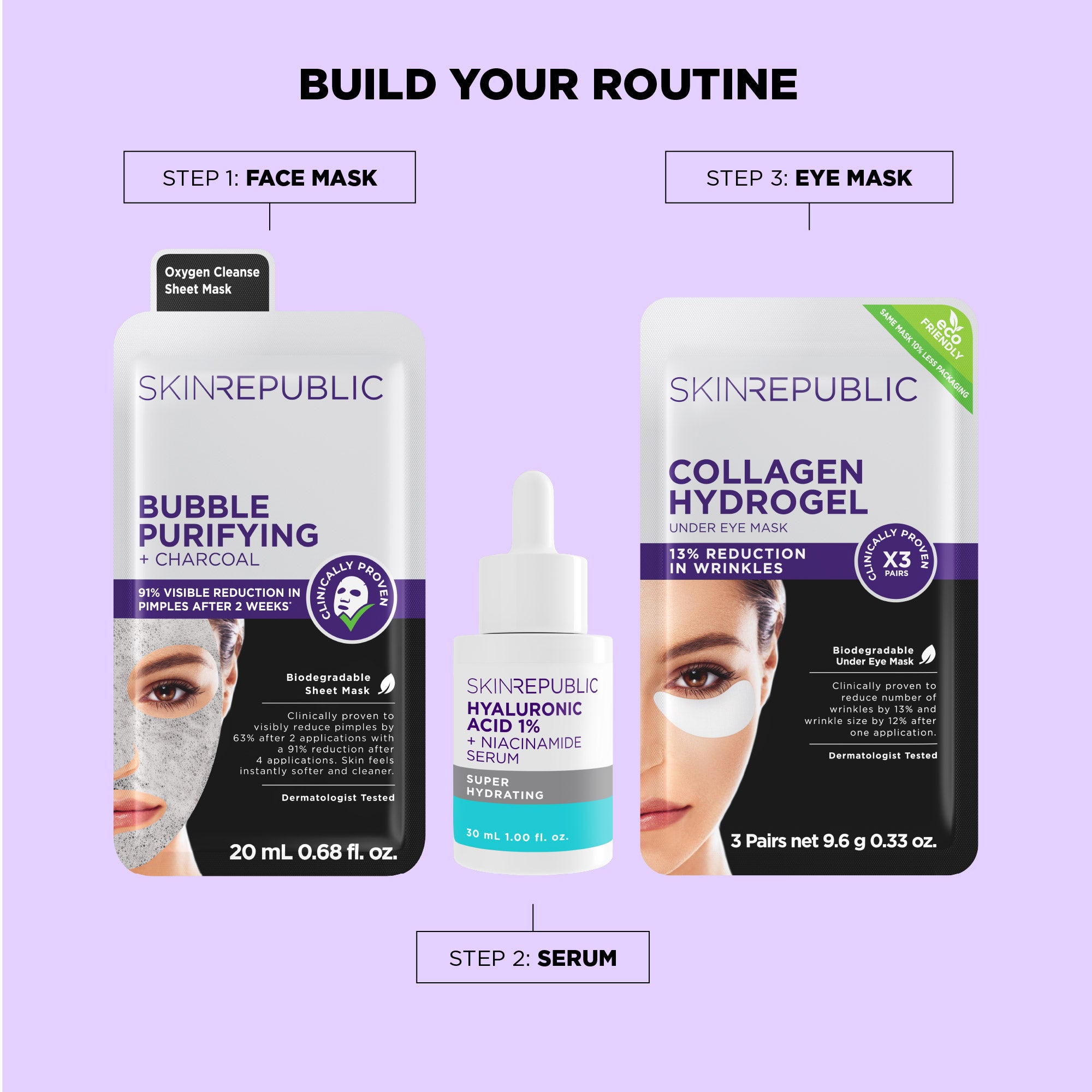 Bubble Purifying + Charcoal Face Mask Sheet