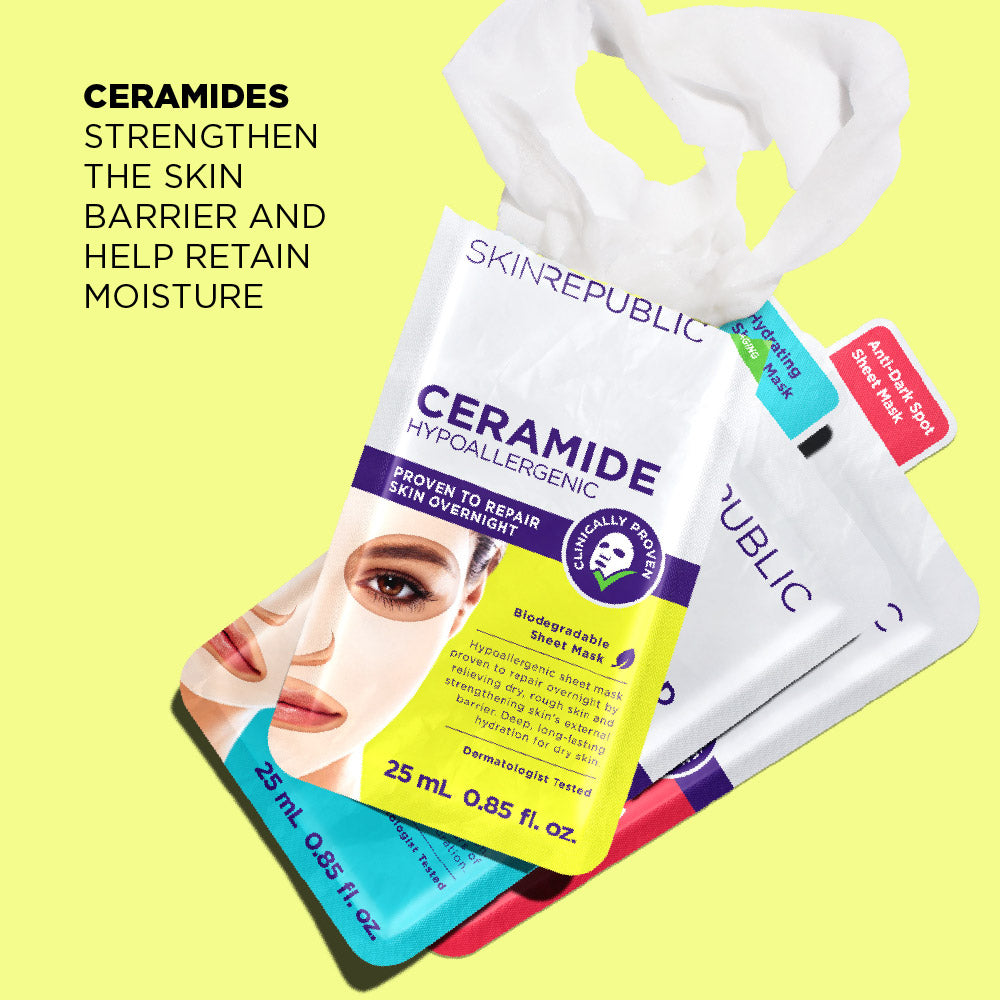 Ceramide Hypoallergenic Face Mask Sheet