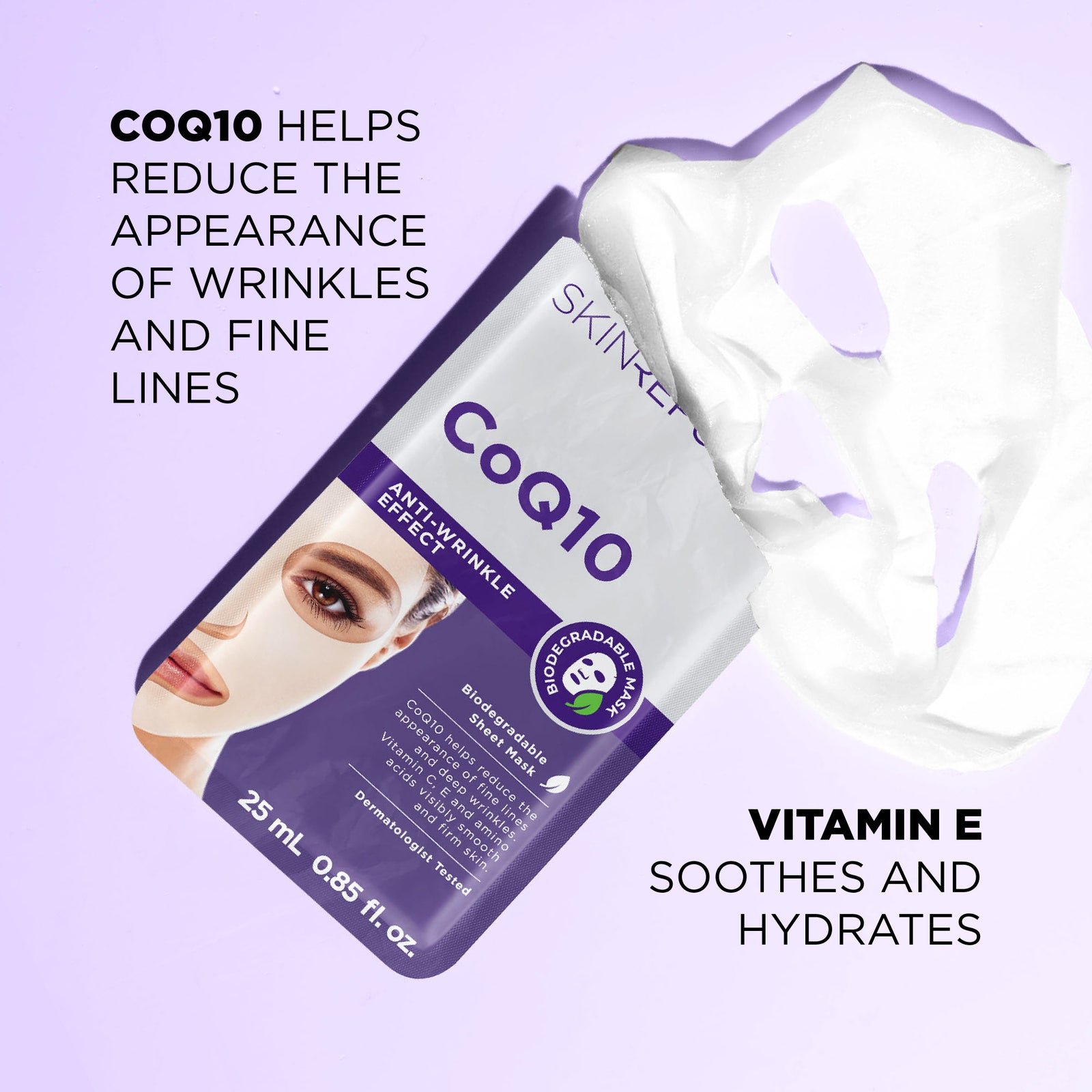 CoQ10 Anti-Wrinkle Effect Face Mask Sheet