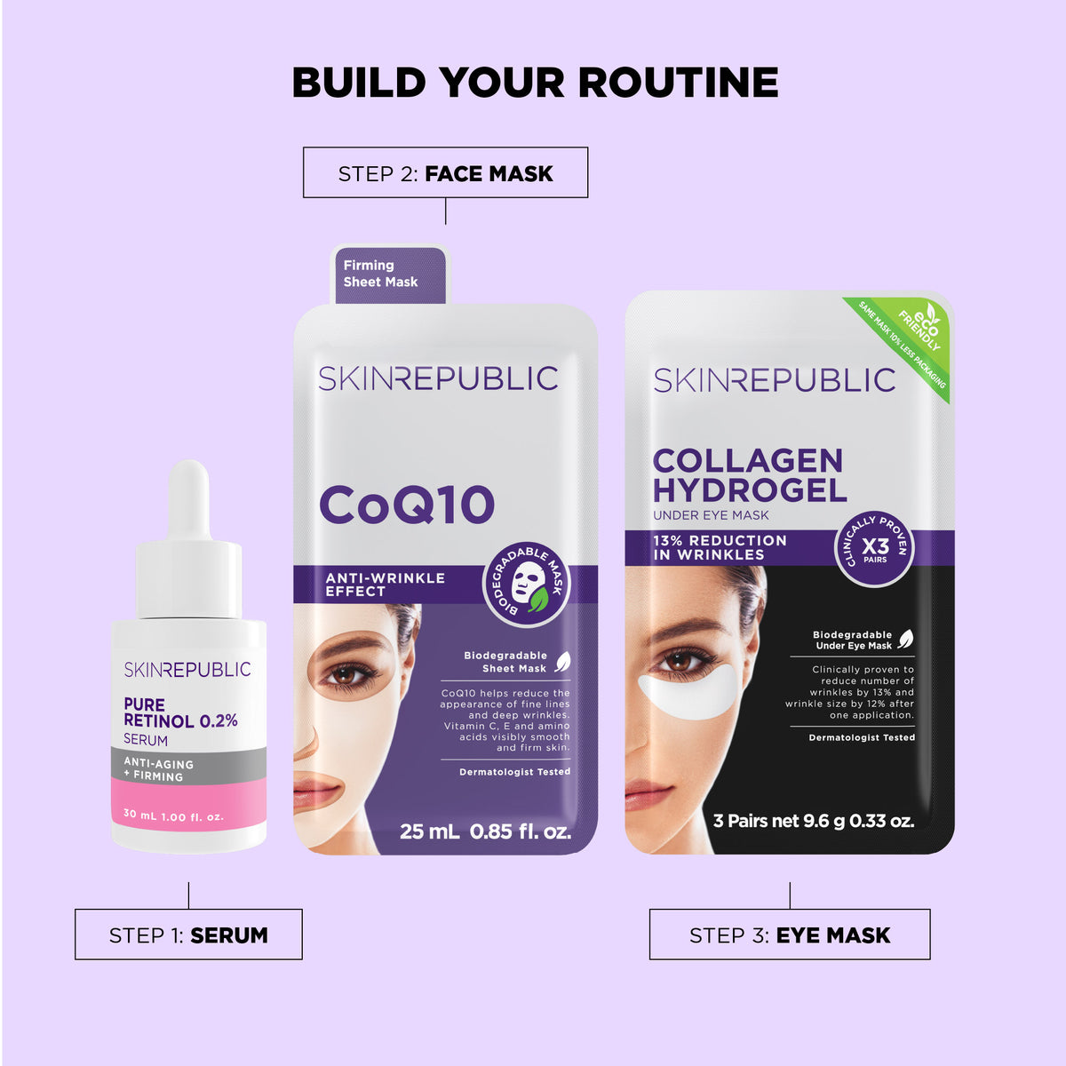 CoQ10 Anti-Wrinkle Effect Face Mask Sheet