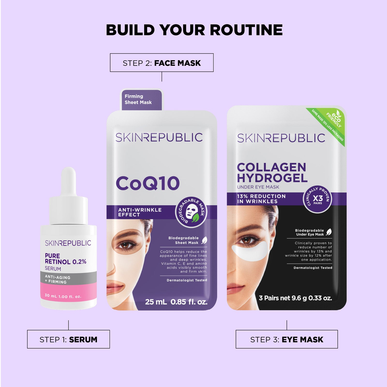 CoQ10 Anti-Wrinkle Effect Face Mask Sheet