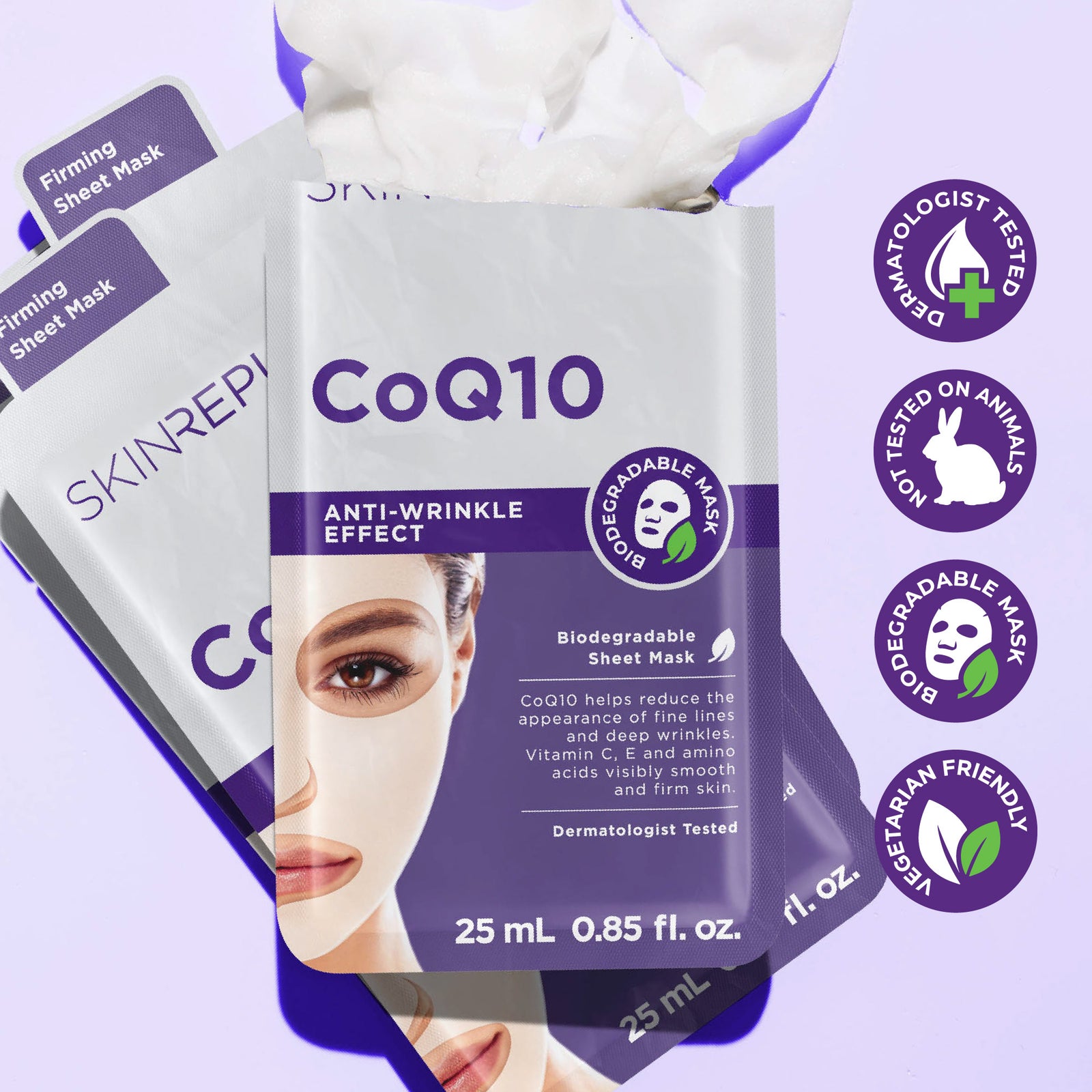 CoQ10 Anti-Wrinkle Effect Face Mask Sheet
