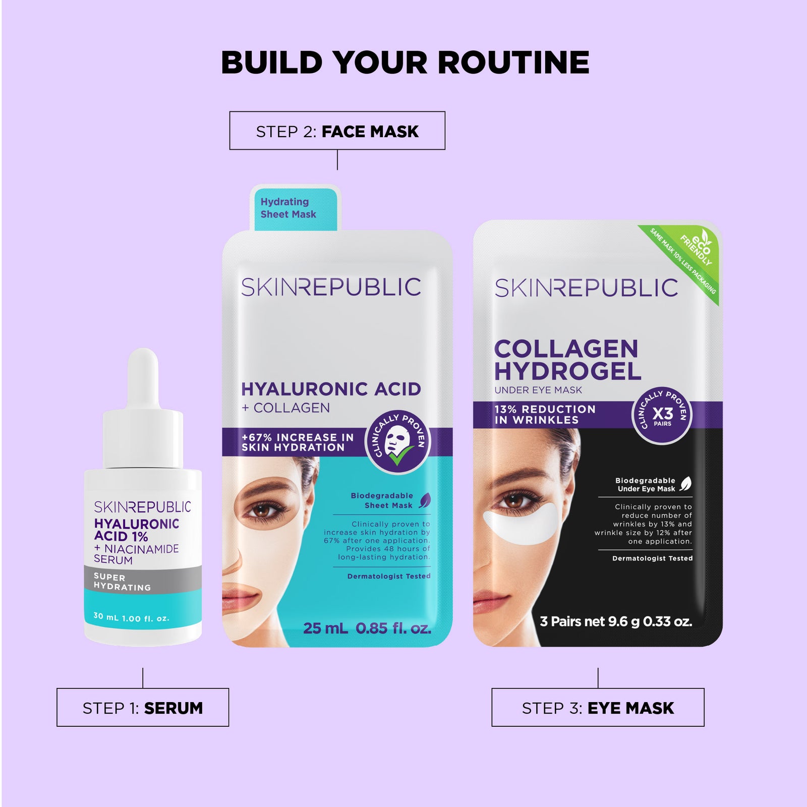 Collagen Hydrogel Under Eye Mask (3 Pairs)