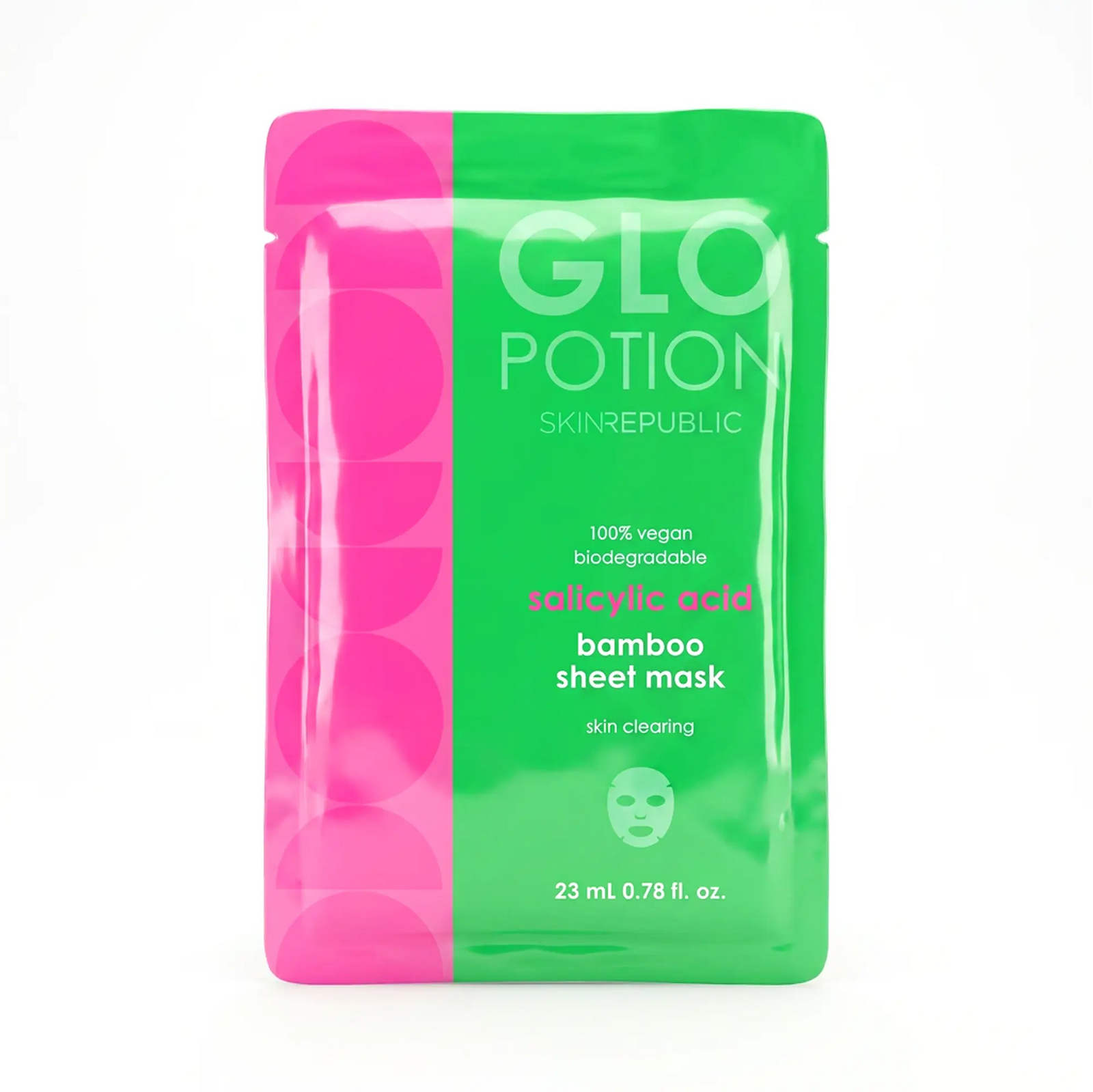 GloPotion salicylic acid bamboo sheet mask