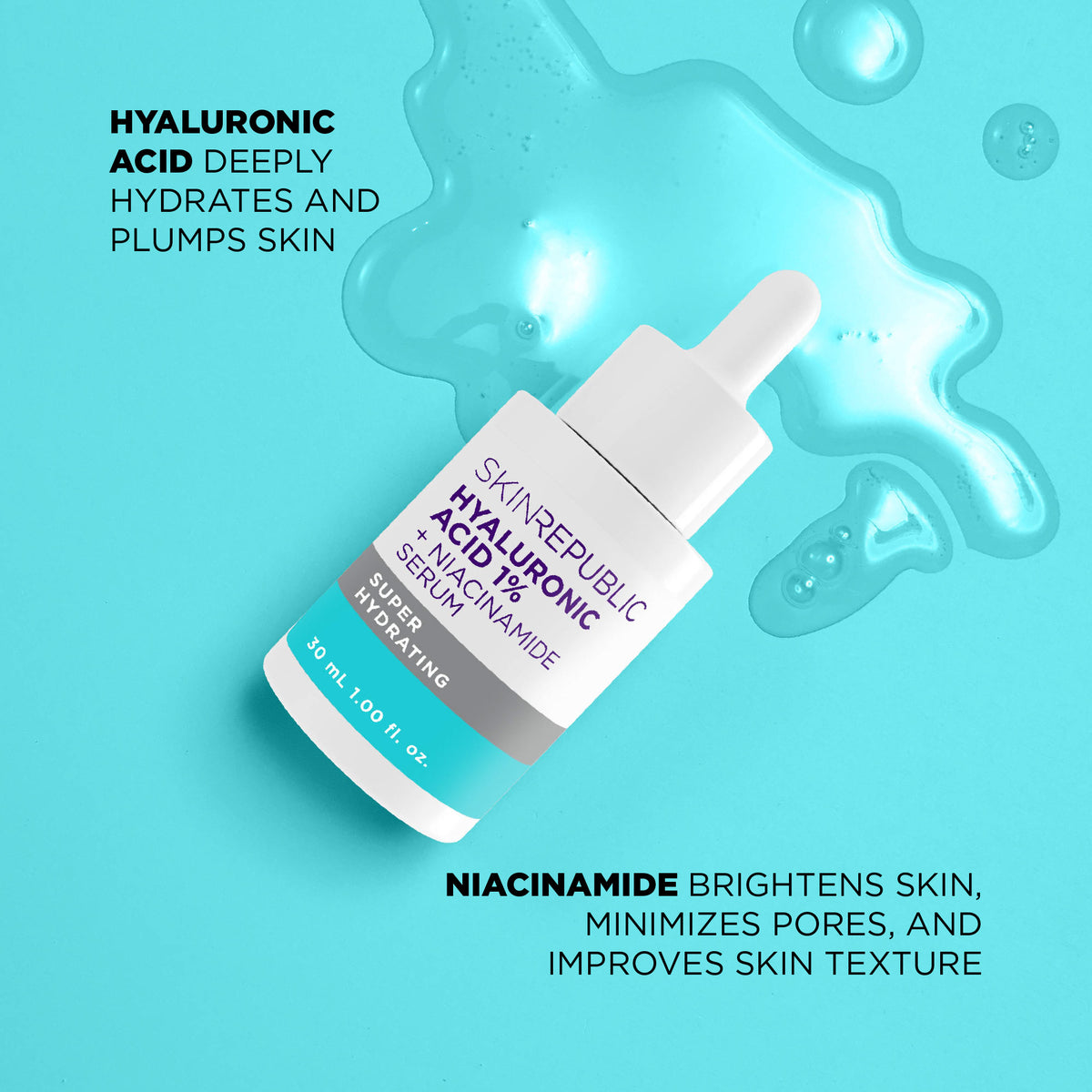 Hyaluronic Acid 1% + Niacinamide Serum