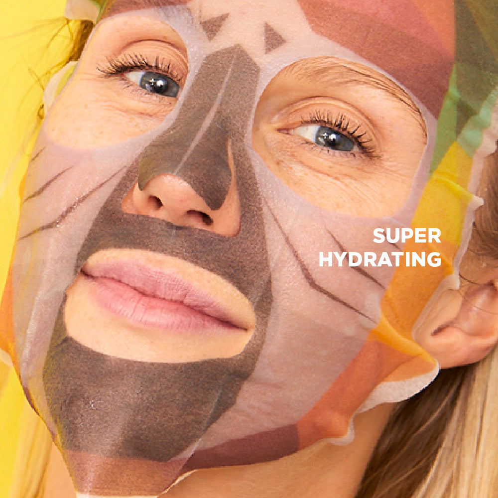 Hydrate + Glow Vitamin C Parrot Face Mask Sheet