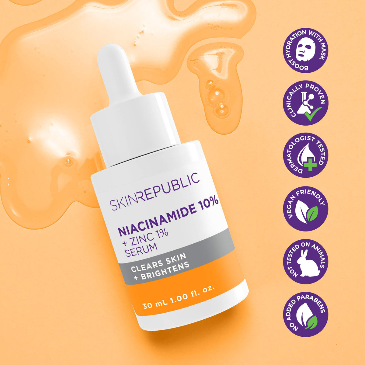 Niacinamide 10% + Zinc 1% Serum