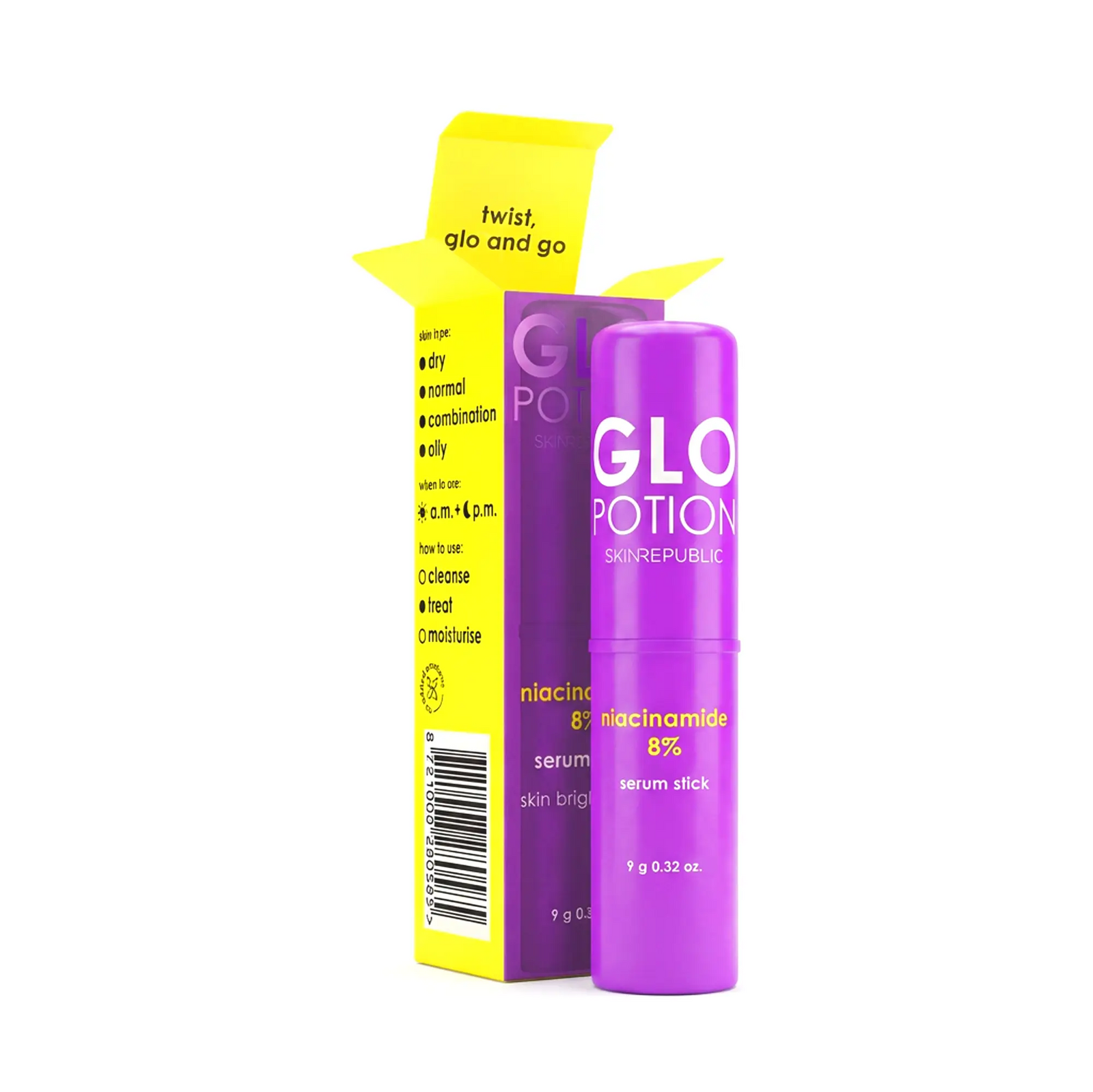 GloPotion niacinamide 8% serum stick