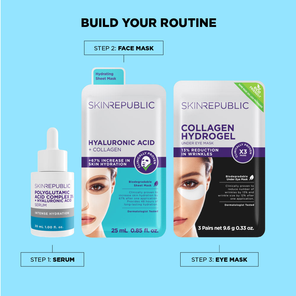 Polyglutamic Acid 3% Complex + Hyaluronic Acid Serum