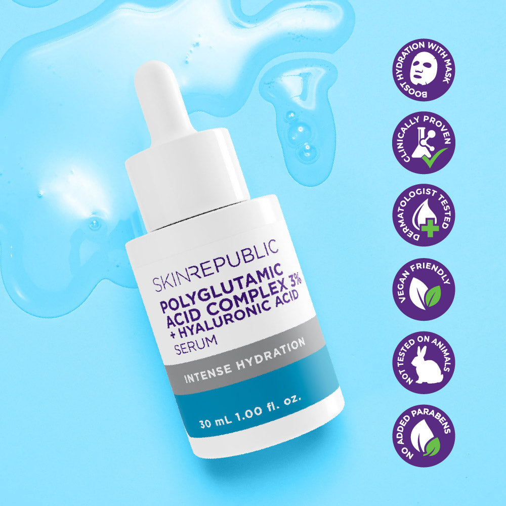 Polyglutamic Acid 3% Complex + Hyaluronic Acid Serum