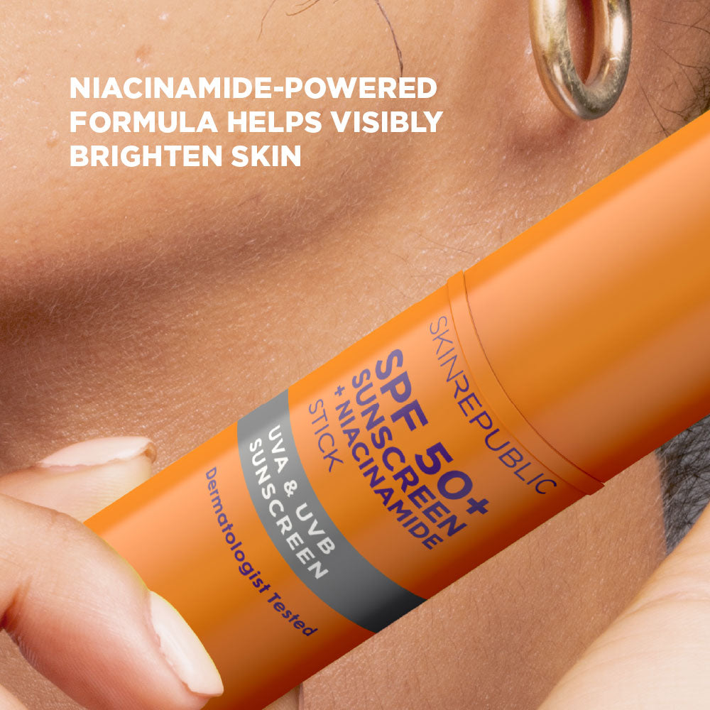 SPF 50+ Sunscreen + Niacinamide 5% Stick