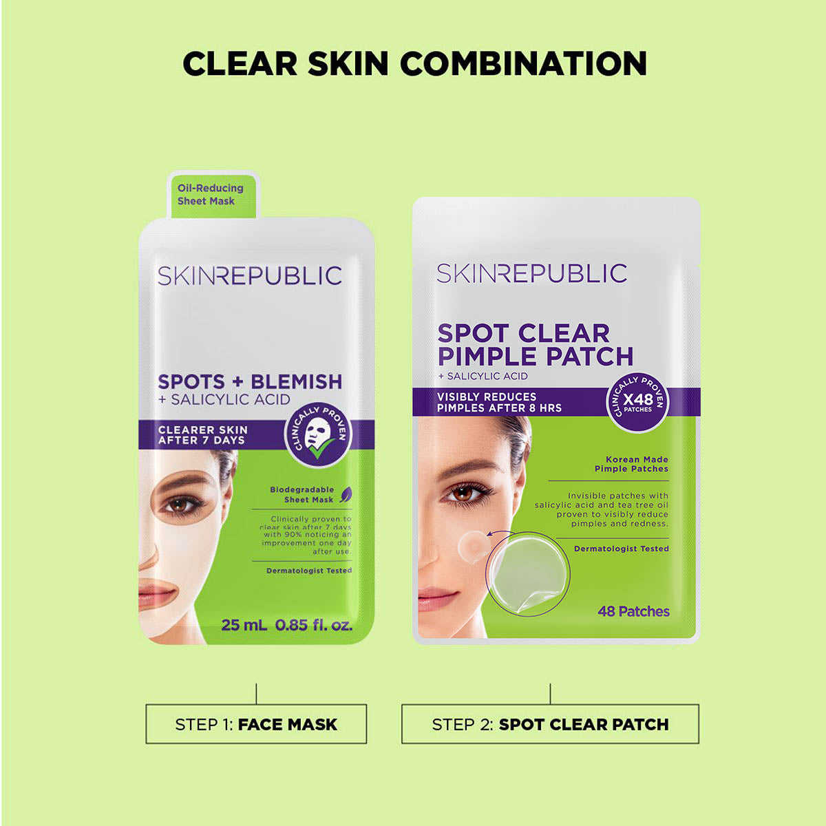 Spot Clear Salicylic Acid Patch (48 Patches)