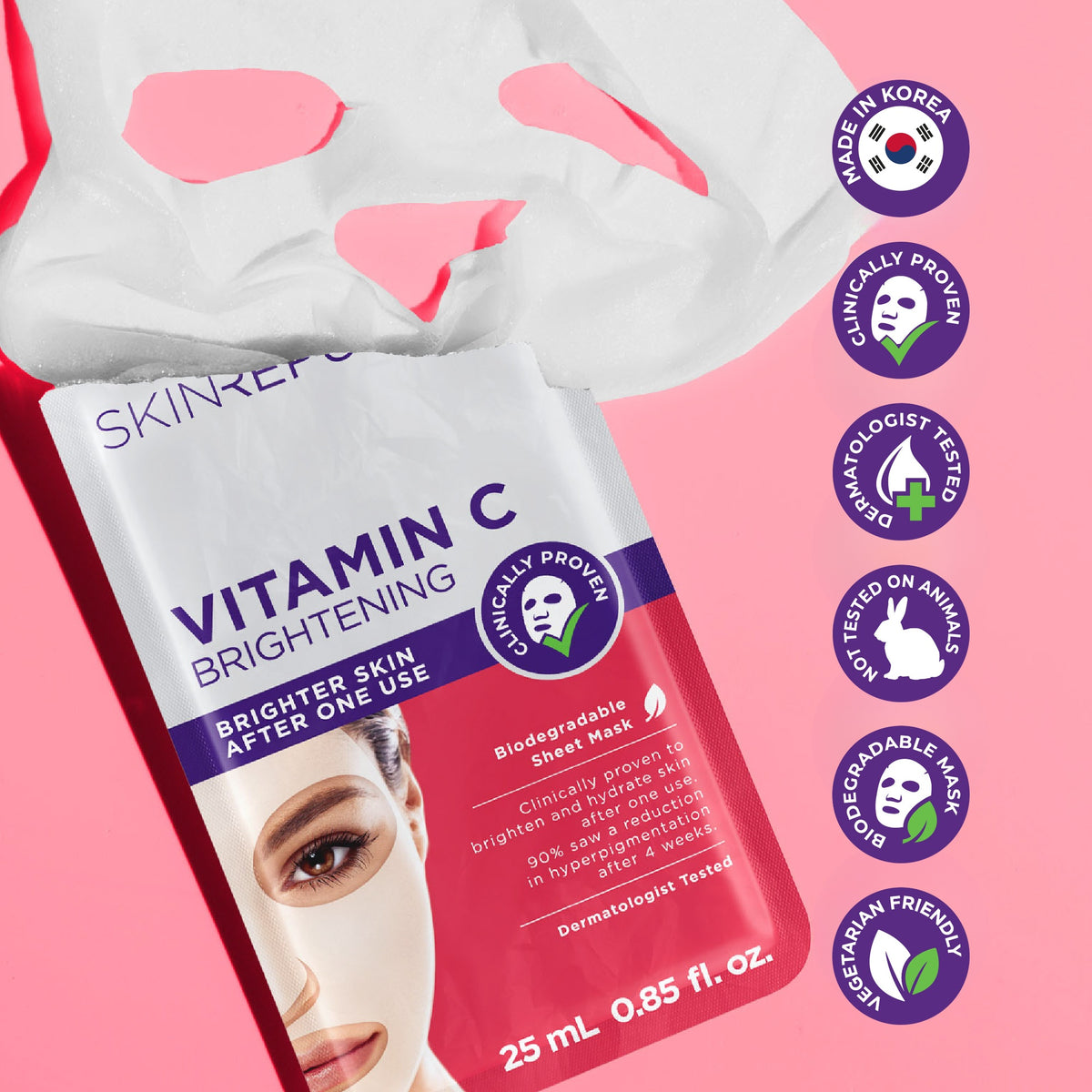 Vitamin C Brightening Face Mask Sheet