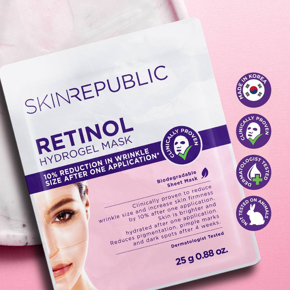 Retinol Hydrogel Face Mask