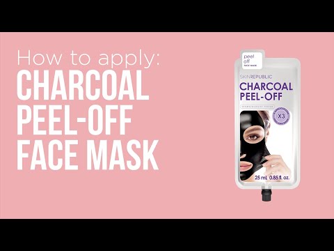 Charcoal Peel-Off Face Mask (3 Applications)